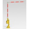 Barrière manuelle avec lisse pliable